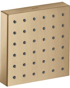hansgrohe Axor Starck set de finition 28491140 module de douche à encastrer, 120x120mm, bronze brossé