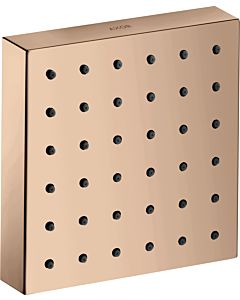 hansgrohe Axor Starck Fertigmontageset 28491300 UP-Brausemodul, 120x120mm, polished red gold