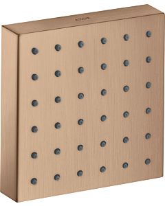 hansgrohe Axor Starck set de montage final 28491310 module de douche à encastrer, 120x120mm, or rouge brossé