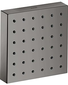 hansgrohe Axor Starck set de montage final 28491330 module de douche à encastrer, 120x120mm, chrome noir poli