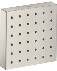 hansgrohe Axor Starck set de montage de finition 28491800 module de douche à encastrer, 120x120mm, aspect inox