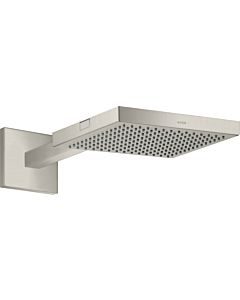 hansgrohe Axor Starck Kopfbrause 10925800 mit Brausearm, Wandmontage, 240x240mm, 1jet, Edelstahl-Optik