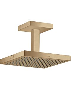 hansgrohe Axor Starck head shower 10929140 with ceiling connection, 240x240mm, 1jet, brushed bronze