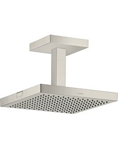 hansgrohe Axor Starck douche de tête 10929800 avec raccordement au plafond, 240x240mm, 1jet, aspect inox