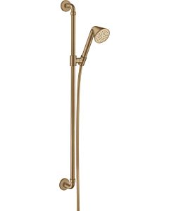 hansgrohe Axor Brauseset 26023140 900mm, mit Handbrause 85 1jet, brushed bronze