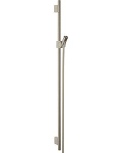 hansgrohe Axor Uno barre de douche 27989820 900mm, avec flexible de douche 1600mm, nickel brossé