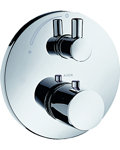 hansgrohe Axor Uno Finishing set 38700330 Concealed thermostat, with shut-off valve, polished black chrome