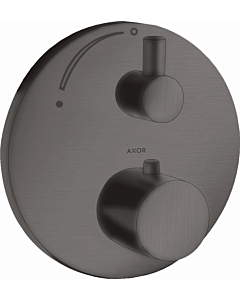 hansgrohe Axor Uno Finishing set 38700340 Concealed thermostat, with shut-off valve, brushed black chrome