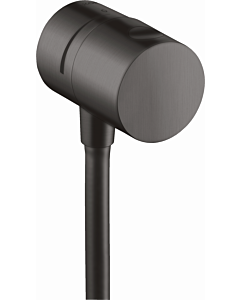 hansgrohe Fixfit Shut-off valve 38882340 surface-mounted, brushed black chrome