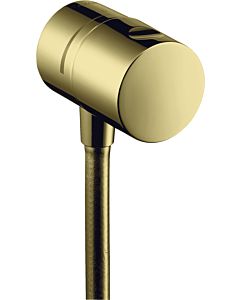 hansgrohe Fixfit vanne d&#39;arrêt 38882990 en saillie, optique or poli