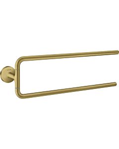 hansgrohe Axor porte-serviettes 42822950 490mm, à deux bras, pivotante , montage mural, laiton brossé