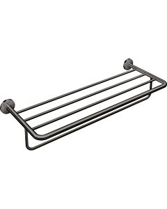 hansgrohe Axor porte-serviettes 42843330 655x250mm, avec porte-serviettes , montage mural, chrome noir poli