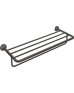 hansgrohe Axor towel rack 42843340 655x250mm, with towel holder, wall mounting, brushed black chrome