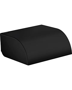hansgrohe Axor Universal Circulaire Papierrollenhalter 42858670 142x146mm, avec couvercle, montage mural, noir mat