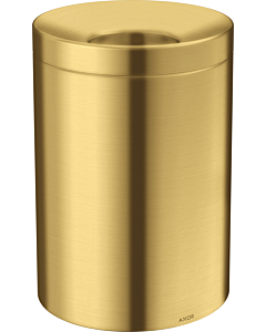 hansgrohe Axor waste bin 42872250 free-standing, brushed gold optic