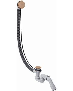 hansgrohe Flexaplus complete set 58318310 waste and overflow set, brushed red gold