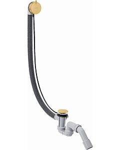 hansgrohe Flexaplus Komplettset 58318250 Ab- und Überlaufgarnitur, brushed gold optic
