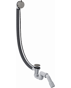 hansgrohe Flexaplus set complet 58318330 set de vidage et trop-plein, chrome noir poli