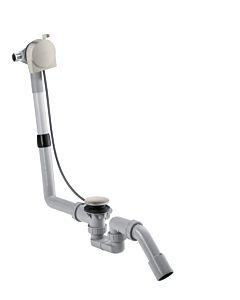 hansgrohe Exafill Komplettset 58307800 Wanneneinlauf, Ab- und Überlaufgarnitur, stainless steel optic