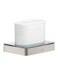 hansgrohe Axor Zahnglas 42834800 Glas, Wandmontage, Edelstahl-Optik