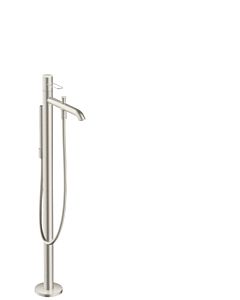 hansgrohe Axor Uno Finishing set 38442800 Bath mixer, floor-standing, with loop handle, stainless steel look