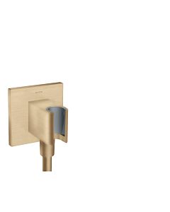 hansgrohe Unité Axor Porter 36734140 carré, avec clapet anti-retour, fonction de maintien intégrée, bronze brossé