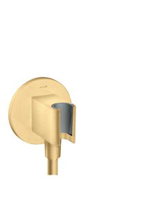 hansgrohe Axor Portereinheit 36733250 rund, mit Rückflussverhinderer, integrierte Haltefunktion, brushed gold optic