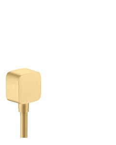 hansgrohe Axor hose connector 36731250 with backflow preventer, brushed gold optic