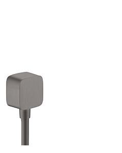 hansgrohe Axor raccord de tuyau 36731340 avec clapet anti-retour, chrome noir brossé