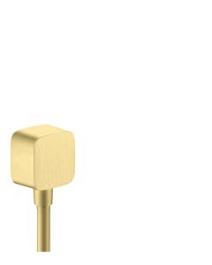 hansgrohe Axor hose connection 36731950 with non-return valve, brushed brass