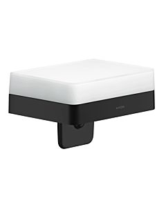 hansgrohe Axor Lotionspender 42819670 mit Ablage, Glas, mattschwarz