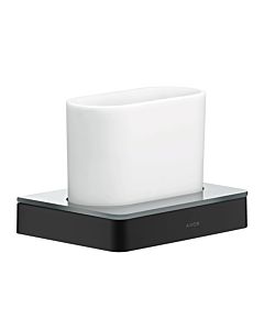 hansgrohe Axor Zahnglas 42834670 Glas, Wandmontage, mattschwarz