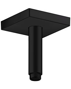 hansgrohe ceiling connector 26437670 100 mm, matt black, square
