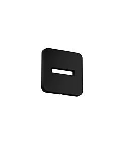 hansgrohe rosace 35214670 130x130mm, softsquare, montage mural, noir mat