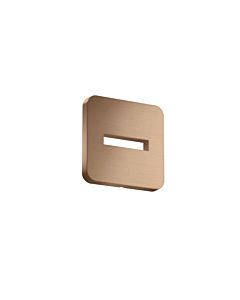 hansgrohe rosette 35214310 130x130mm, softsquare, wall mounting, brushed red gold