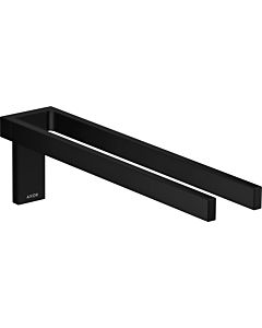 hansgrohe Axor porte-serviettes 42622670 380mm, à deux bras, fixe, noir mat