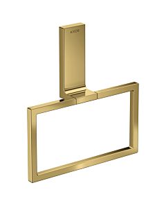 hansgrohe Axor anneau porte-serviettes 42623990 carré, pivotante , optique or poli