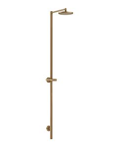 hansgrohe Axor Starck colonne de douche 12671140 avec douche de tête, sans douchette, bronze brossé