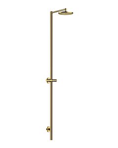 hansgrohe Axor Starck shower column 12671990 with overhead shower, without hand shower, polished gold optic