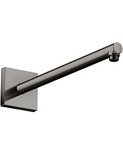 hansgrohe Brausearm 26436330 390mm, eckig, polished black chrome