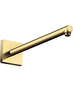 hansgrohe Brausearm 26436990 390mm, eckig, polished gold optic