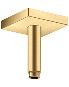 hansgrohe Deckenanschluss 26437250 100 mm, brushed gold optic, eckig