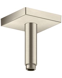 hansgrohe raccordement au plafond 26437820 100 mm, nickel brossé, carré