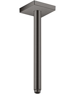 hansgrohe ceiling connector 26438340 300 mm, brushed black chrome, square