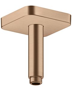 hansgrohe Axor Deckenanschluss 26965310 100 mm, brushed red gold, eckig