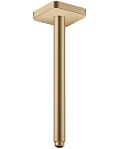 raccord de plafond hansgrohe 26966140 300 mm, bronze brossé, carré