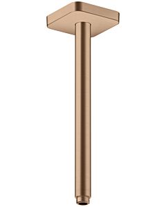 hansgrohe Axor ceiling connection 26966310 300 mm, brushed red gold, square