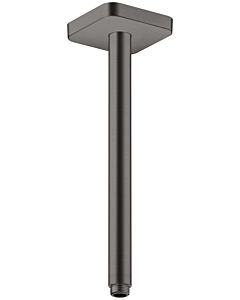 hansgrohe ceiling connector 26966340 300 mm, brushed black chrome, square