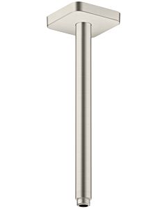 hansgrohe Axor Deckenanschluss 26966800 300 mm, Edelstahl-Optik, eckig