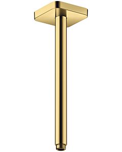 hansgrohe Deckenanschluss 26966990 300 mm, polished gold optic, eckig